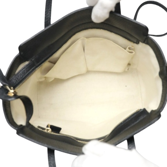 GUCCI Leather Swink 368827 Black Tote Bag - Picture 14 of 16